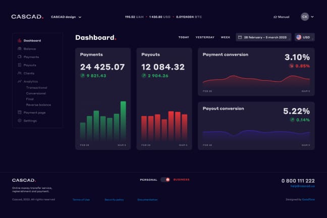 Payment platform - goodface.agency